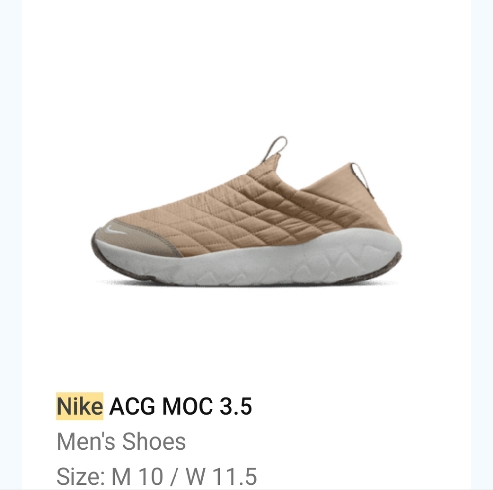 Nike ACG Moc 3.5 Enigna Stone
